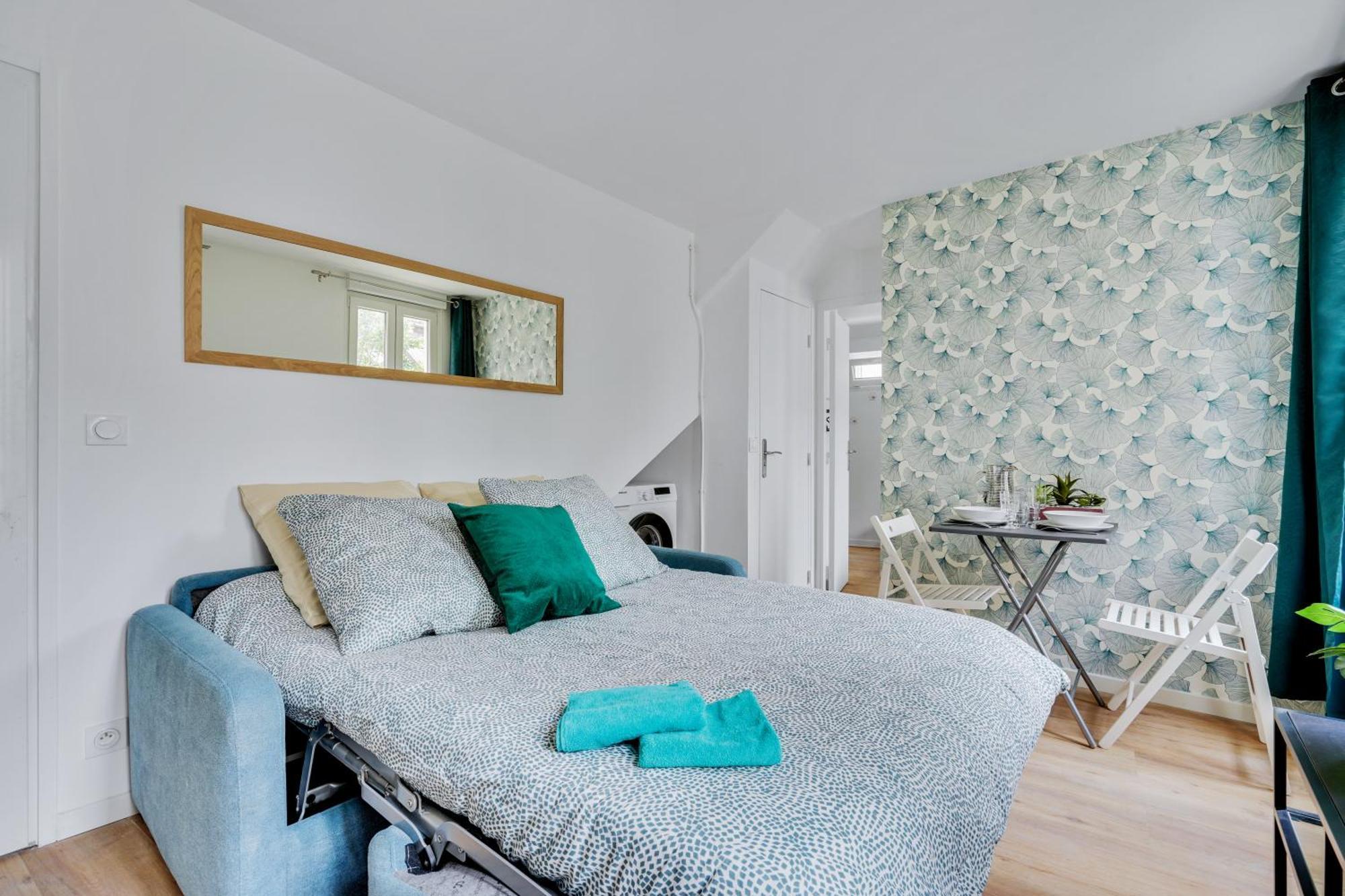 Apartment 2 Pieces Equipe Avec Wifi Proche Paris - R7